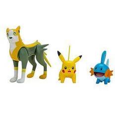 Pokemon 2-Inch Battle Figure Set Mudkip, Pikachu &Amp; Boltund