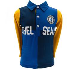 Chelsea jersey Chelsea FC Childrens/Kids Rugby Jersey (18-23 Months) (Blue/Navy/Yellow)