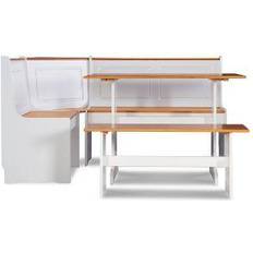Natural Tables Linon Ardmore Wood/White/Natural 27x43" 3pcs