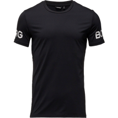 Herre T-skjorter & Singleter Björn Borg Borg Light T- shirt - Black Beauty