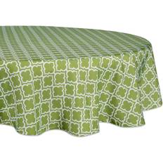 Cloths & Tissues Design Imports Lattice Tablecloth Green