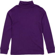 Turtlenecks Children's Clothing Leveret Cotton Boho Turtleneck Shirts - Dark Purple (32453065605194)