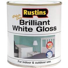 Rustins Quick Dry Wood Paint Brilliant White 0.07gal