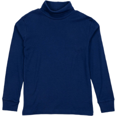 Turtlenecks Children's Clothing Leveret Cotton Boho Turtleneck Shirts - Navy Blue (32453067243594)