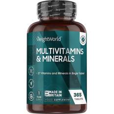 WeightWorld Multivitamins With Minerals 365 Stk.