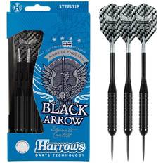 Harrows Black Arrow Brass Ringed Steel Tip Darts