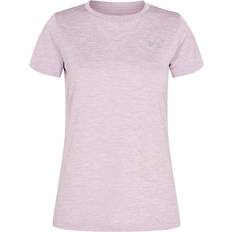 Dame - Rosa T-skjorter Under Armour Women's Tech Twist T-Shirt, Small, Mauve Pink/Cool