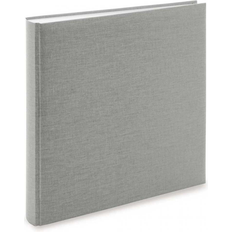 Goldbuch Summertime Trend 2 27606 Photo Album with 60 White Pages with Parchment Dividers, Photo Album with Linen Cover, up to 600 Pictures, High-Quality Paper, Grey, 30 x 31 cm
