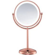 Makeup Mirrors Conair Reflections Double-Sided Mirror 1x/10x Magnification Rose Gold