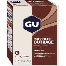 Carbohydrates Gu Chocolate Outrage Energy Gel