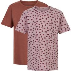 Minymo T-shirts (2-pak) Basis/Violet Ice