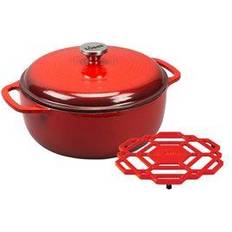 Lodge Cast Iron with lid 1.5 gal
