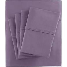 Madison Park 800 Thread Count Bed Sheet Purple (274.32x)
