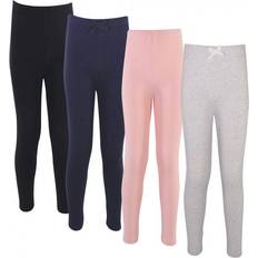 Touched By Nature Organic Cotton Leggings 4-pack - Pink/Navy