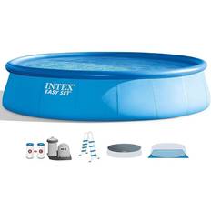 Paddling Pool Intex 18' x 48" Inflatable Round Above Ground Pool Set