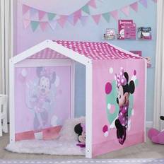 Delta Children Disney Minnie Mouse Indoor Playhouse With Tent In Pink Pink