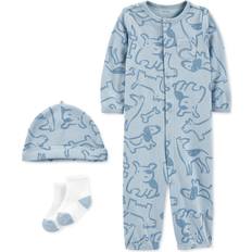 Nightgowns Children's Clothing Carter's Baby Boys 3-Pc. Converter Gown, Socks & Hat Set