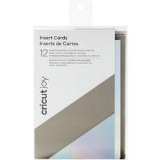 Cricut Joy 12ct Large Insert Cards Gray/Silver Holographic