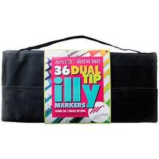 Art 101 Creative Tools Dual Tip Alcohol Based Illy Illustration Markers in Fabric Carrying Case