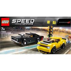 Lego Speed Champions Lego Speed Champions 2018 Dodge Challenger SRT Demon & the 1970 Dodge Charger RT 75893