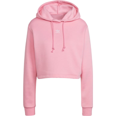 adidas Women's Originals Adicolor Essentials Crop Fleece Hoodie - Bliss Pink