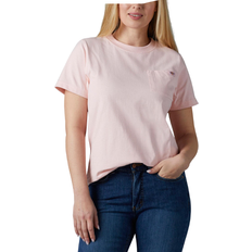 Dickies Women's Short Sleeve Heavyweight T-shirt - Lotus Pink