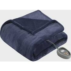 Blankets Beautyrest Microlight Plush to Berber Heated Blankets Blue (228.6x213.36)