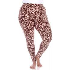 White Mark Women's Leopard Print Leggings Plus Size - Black • Price »