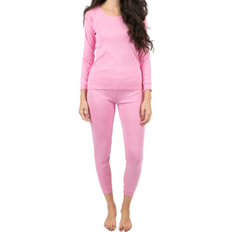 Leveret Women's Classic Pajamas - Light Pink