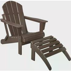 WestinFurniture Classic Adirondack with Footrest Chair 2