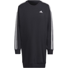 Adidas Damen - T-Shirt-Kleider adidas Women's Essentials 3-Stripes Crew Dress - Black/White