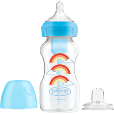 Baby Bottle Feeding Set Dr. Brown's Options+ Anti-colic Bottle to Sippy Bottle Starter Kit 9oz
