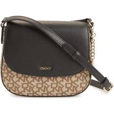 DKNY Hobo Bags Bryant Saddle Bag Chino/Black fawn Hobo Bags for ladies