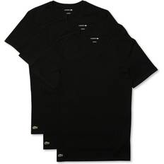 Men T-shirts Lacoste Men's T-shirts 3-pack - Black