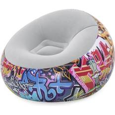 Oppblåsbare leker Bestway Graffiti Inflatable Chair 112 x 112 x 66 cm