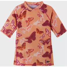 Polyester UV-gensere Reima Toddler Girls' Joonia Swim Shirt 5-6T Coral Coral 5-6T