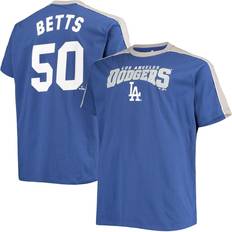 Profile T-shirts Profile Men Mookie Betts Royal/Gray Los Angeles Dodgers Big & Tall Fashion Piping Player T-Shirt