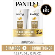 Pantene Shampoos Pantene Shampoo Conditioner Set Daily Moisture Renewal 12-12.6 oz