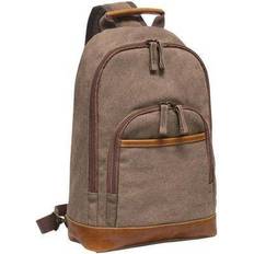 P4651.BROWN Slim Sling Backpack, Brown