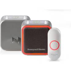Honeywell Electrical Accessories Honeywell 5 Series Plug-In Wireless Doorbell With Halo Light And Push Button, RDWL515P2000E