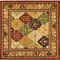 Safavieh Lyndhurst Collection Red, Multicolor 96x96"