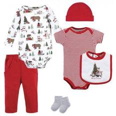 Hudson Nightwear Children's Clothing Hudson Baby Cotton Layette Set - Christmas Forest