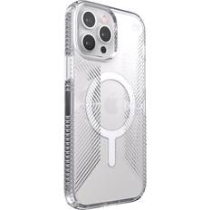 Apple iPhone 13 Pro Max Mobile Phone Cases Speck Presidio Perfect-Clear with Grips Compatible with MagSafe iPhone 13 Pro Max Clear