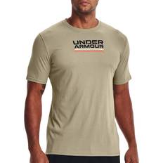 Under Armour Multicolor Box Logo Short Sleeve T-shirt - Khaki Gray/Black