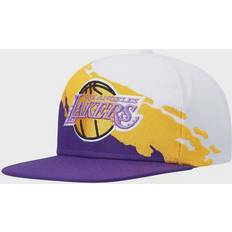 Mitchell & Ness Los Angeles Lakers Hardwood Classics Paintbrush Snapback Hat Sr