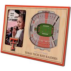 YouTheFan Texas Tech Red Raiders 3D Stadium Views Picture Frame