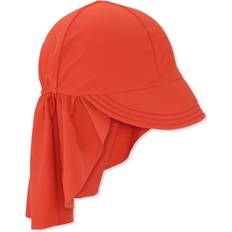 6-9M UV-hatter Konges Sløjd Manuca Frill Sun Hat - Fiery Red