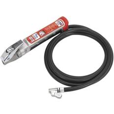 Tyre inflator Tires Sealey SA37/94 Professional Tyre Inflator 2.75mtr Hose & Clip-On Connector