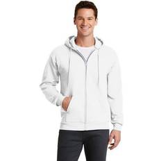 Port & Company Core Fleece Full Zip Hooded Sweatshirt-3XL (Maroon)