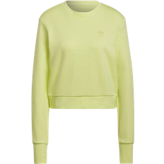 adidas Regular Cropped Sweater - Pulse Yellow